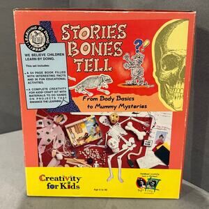 NEW Creativity For Kids Kit Stories Bones Tell 1996 Creativity Press